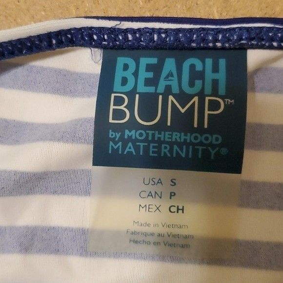 Beach Bump 2 piece tankini maternity swimsuit size Small - Picture 4 of 8